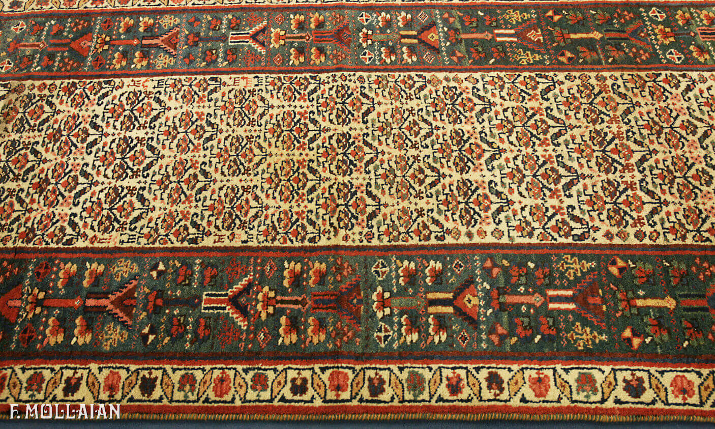 Tapis Couloir Persan Antique Bijar (Bidjar) n°:26064388